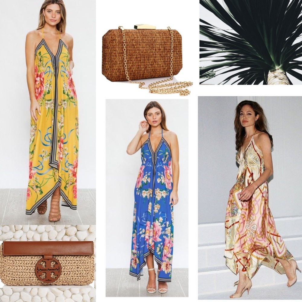 Floral Handkerchief Dress, perfect for vacation!🌺